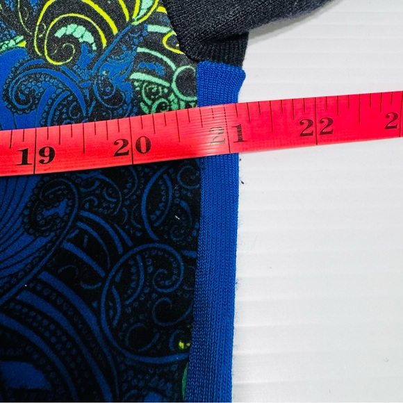 Ted Baker Stargazed Blue and Green Light Sweater Size 2 - Picture 11 of 12